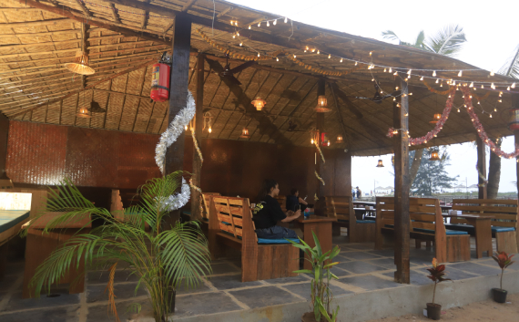 wooden cottages in goa