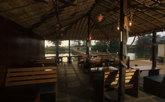 wooden cottages in goa